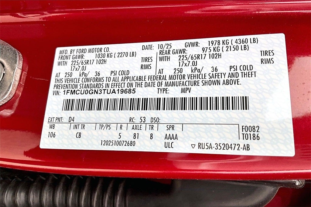 2026 Ford Escape Active