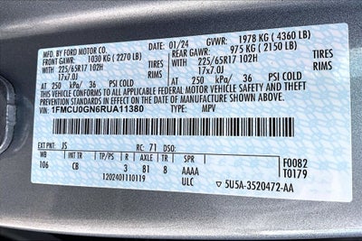 2024 Ford Escape Active