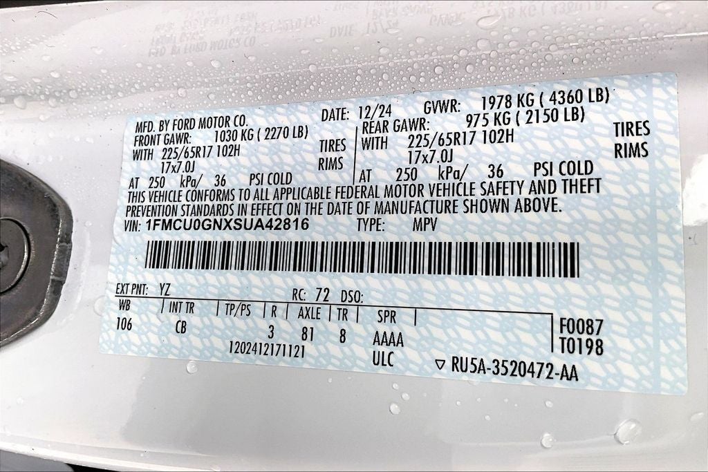 2025 Ford Escape Active