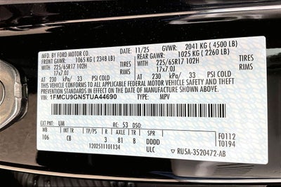 2026 Ford Escape Active