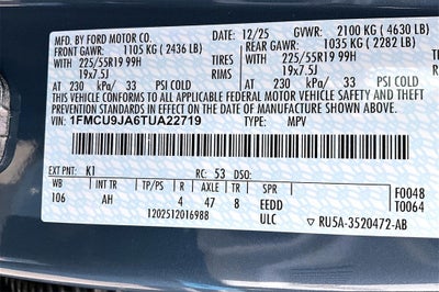 2026 Ford Escape Platinum