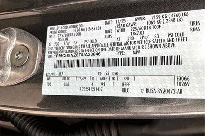 2026 Ford Escape Hybrid ST-Line Select