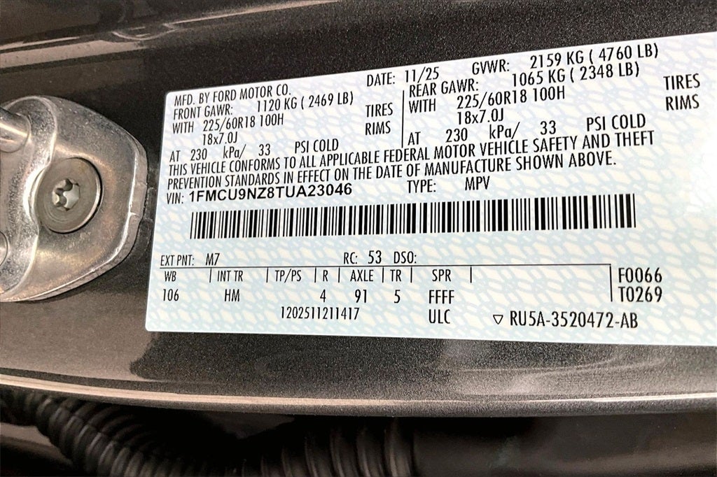 2026 Ford Escape Hybrid ST-Line Select