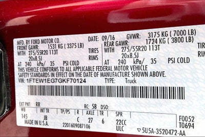 2016 Ford F-150 XLT