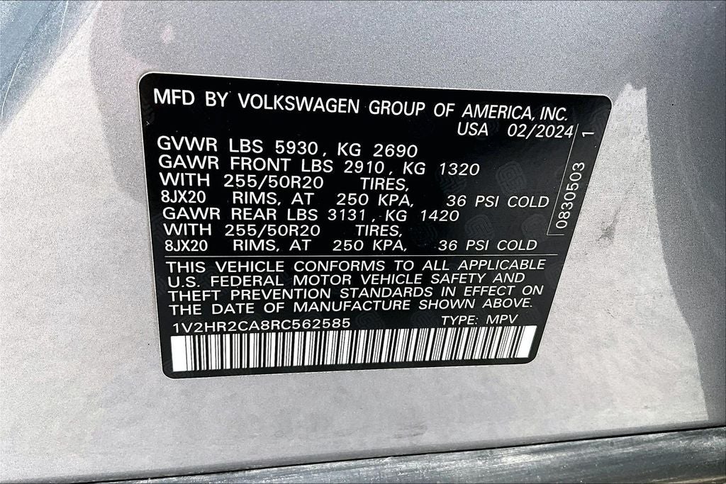 2024 Volkswagen Atlas 2.0T SE w/Technology