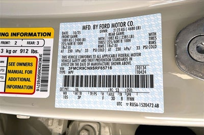 2025 Ford Bronco Sport Outer Banks