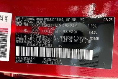 2026 Toyota Grand Highlander Platinum