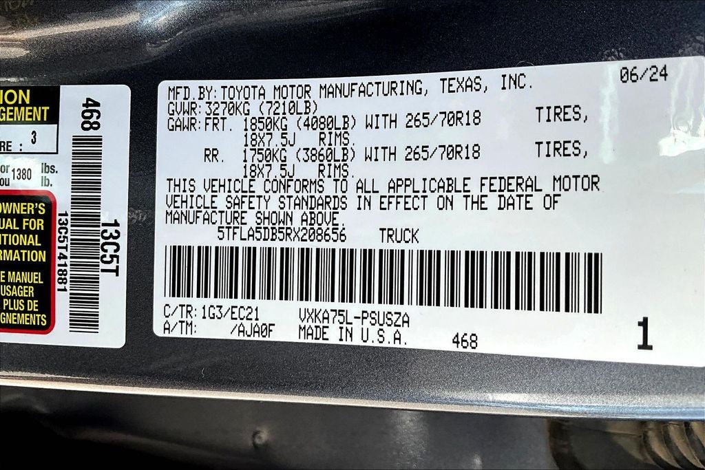 2024 Toyota Tundra SR5