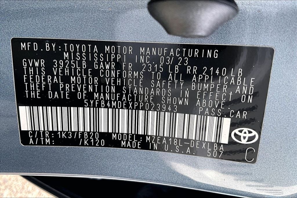 2023 Toyota Corolla LE