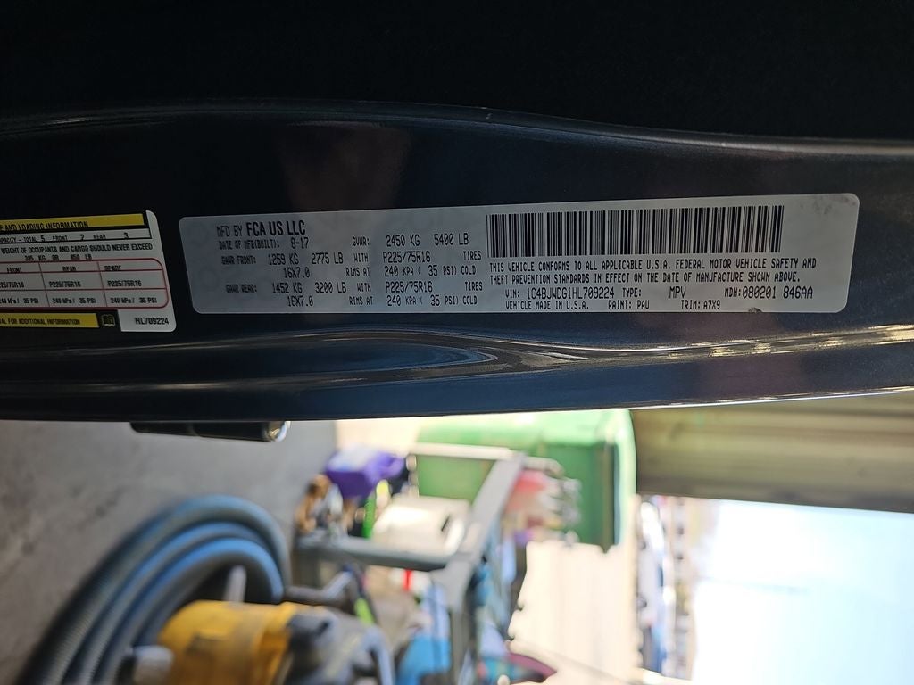 2017 Jeep Wrangler Sport