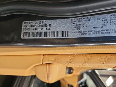 2022 Jeep Grand Cherokee Summit Reserve