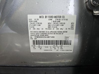 2020 Ford Explorer Platinum