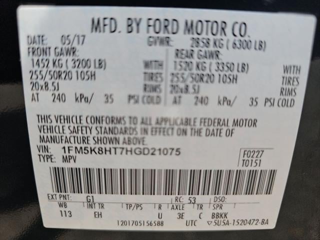 2017 Ford Explorer Platinum