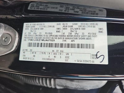 2021 Ford Escape SE