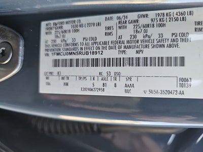 2024 Ford Escape ST-Line