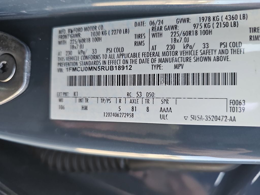 2024 Ford Escape ST-Line