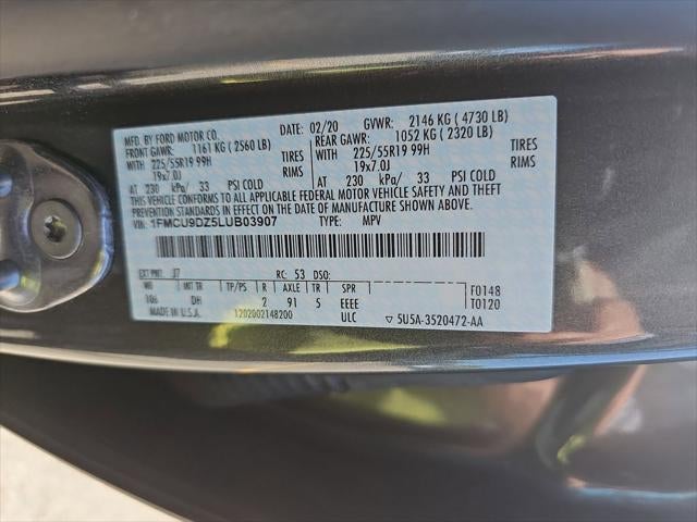 2020 Ford Escape Titanium