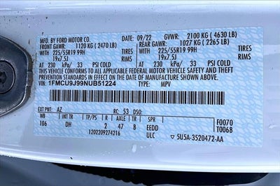 2022 Ford Escape Titanium