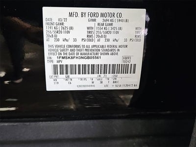 2022 Ford Explorer Limited