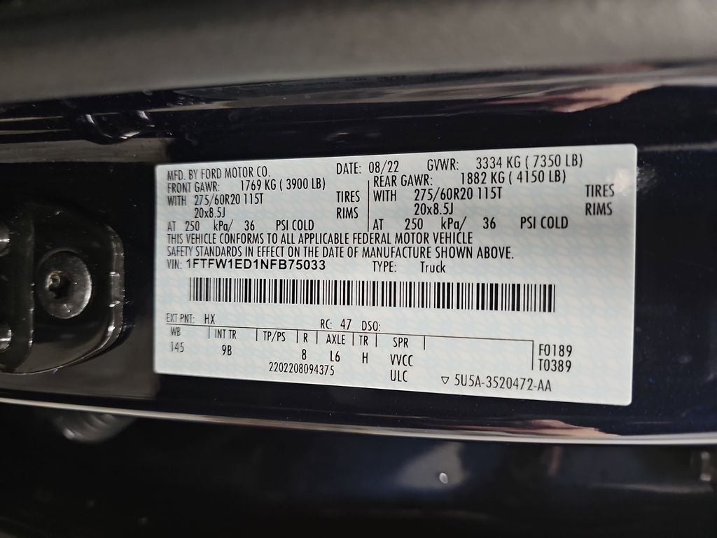 2022 Ford F-150 Platinum