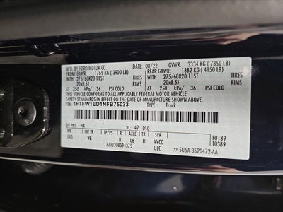 2022 Ford F-150 Platinum