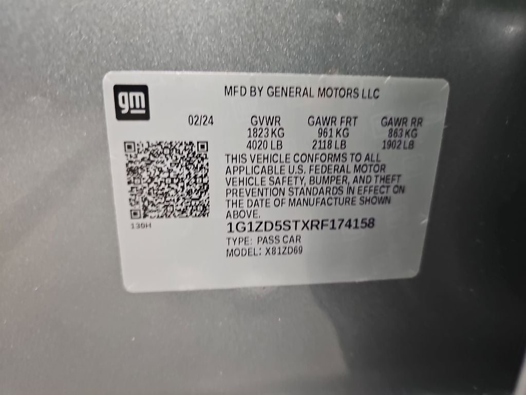 2024 Chevrolet Malibu LT 1LT