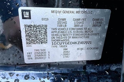 2019 Chevrolet Silverado LTZ