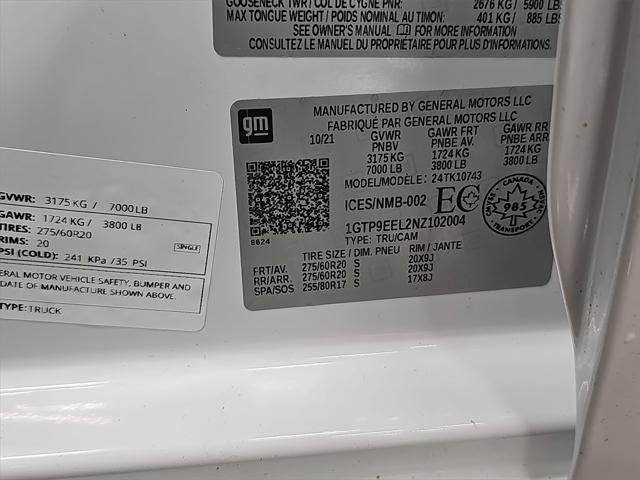 2022 GMC Sierra Limited AT4