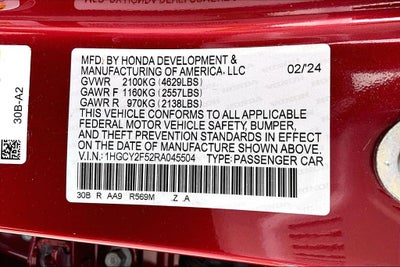 2024 Honda Accord Sport