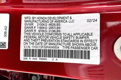 2024 Honda Accord Sport