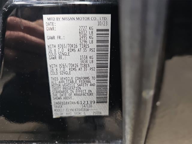 2024 Nissan Frontier SV