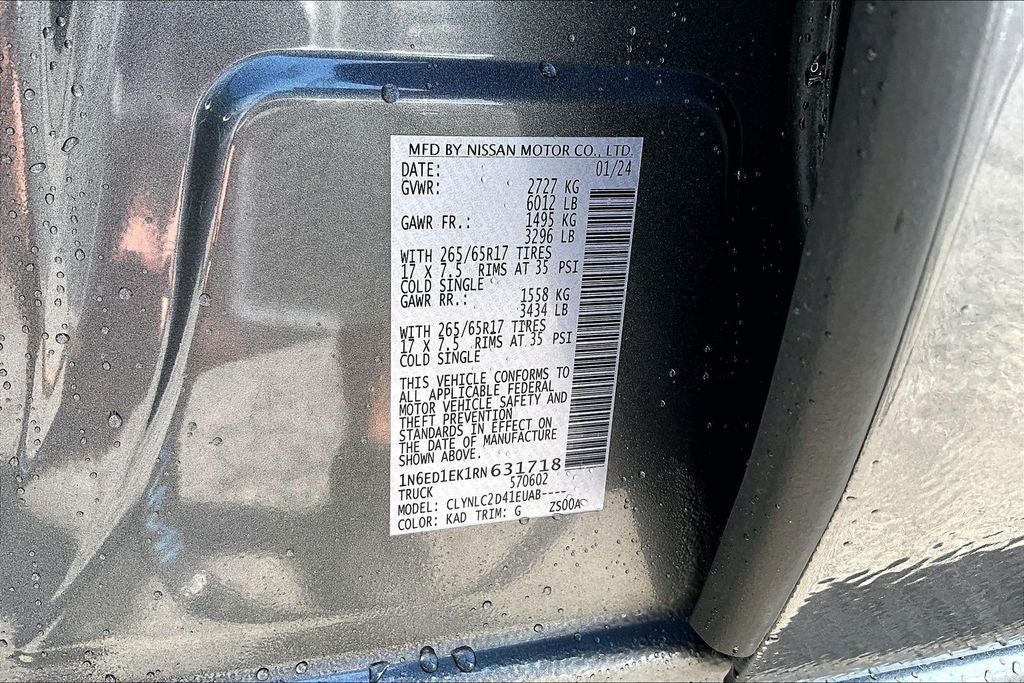 2024 Nissan Frontier SV