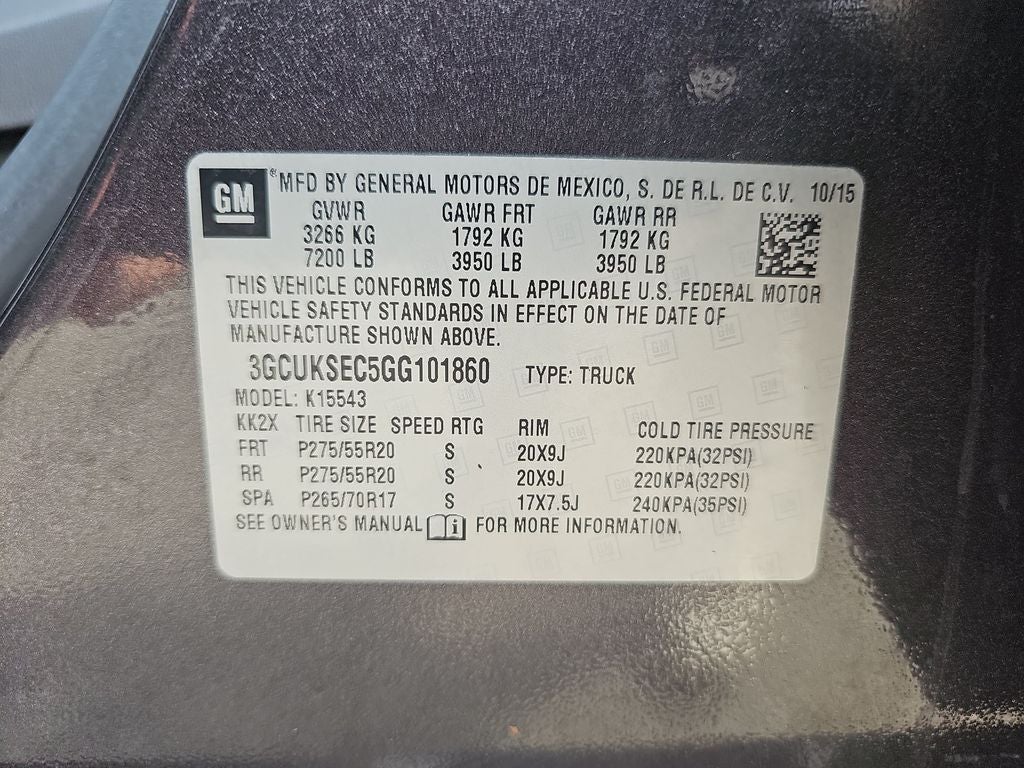 2016 Chevrolet Silverado LTZ 1LZ