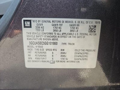 2016 Chevrolet Silverado LTZ 1LZ