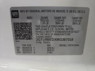 2021 GMC Sierra SLE