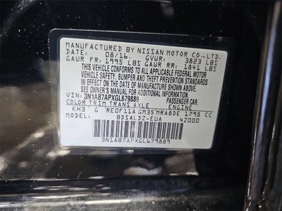 2016 Nissan Sentra SV