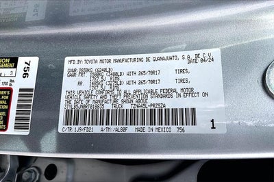 2024 Toyota TACOMA TRD OFFRD TRD Off-Road