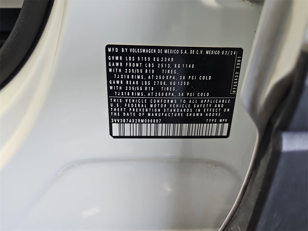 2024 Volkswagen Tiguan 2.0T SE