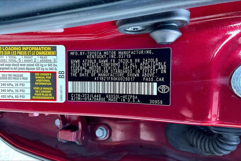 2019 Toyota AVALON Limited