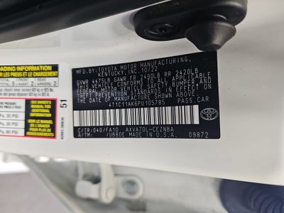 2023 Toyota CAMRY LE