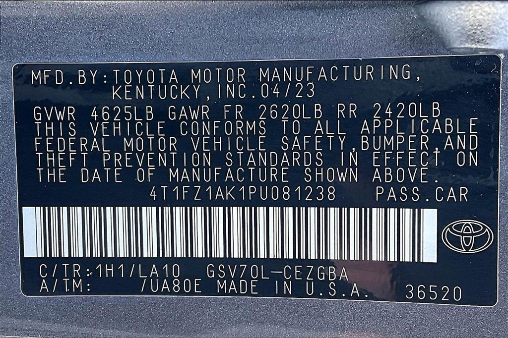 2023 Toyota CAMRY XLE