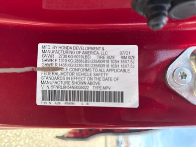2022 Honda Odyssey EX