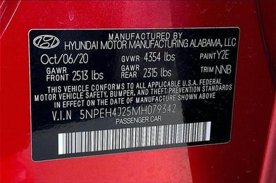 2021 Hyundai Sonata Limited