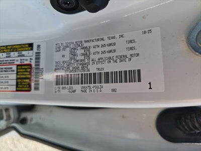 2026 Toyota Tundra Limited