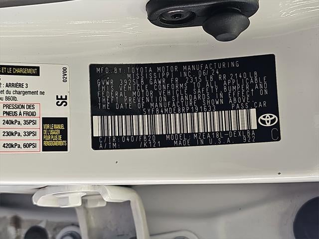 2024 Toyota COROLLA LE