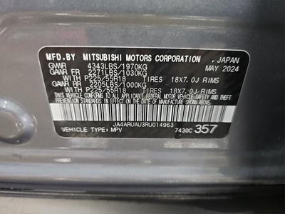 2024 Mitsubishi Outlander Sport 2.0 SE