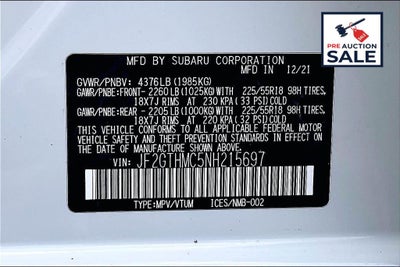2022 Subaru Crosstrek Limited