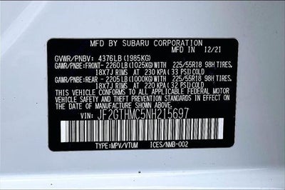 2022 Subaru Crosstrek Limited