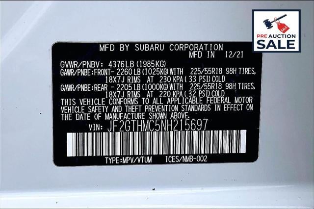 2022 Subaru Crosstrek Limited