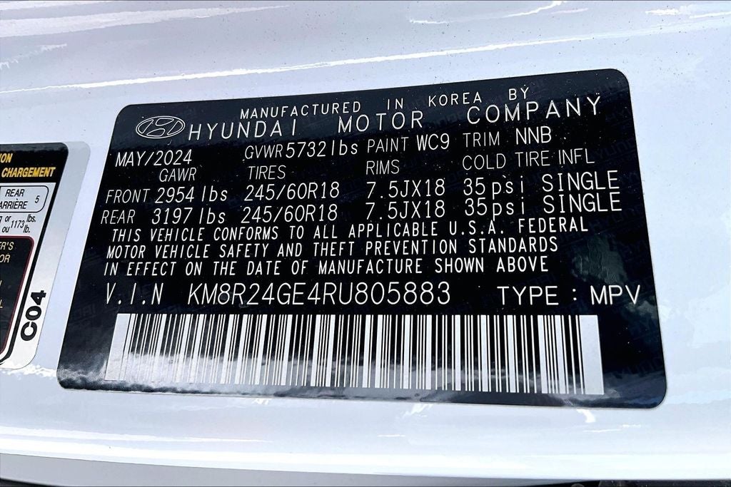 2024 Hyundai Palisade SEL 7 Passenger